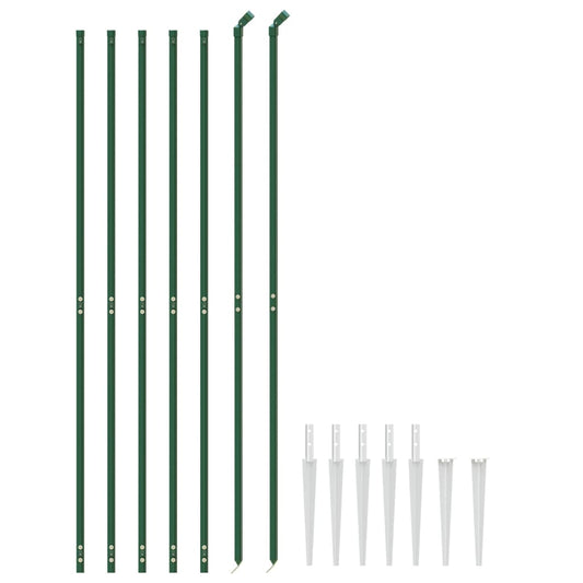 Cerca De Alambre Con Pinchos De Anclaje Verde 1,8x10 M / Vetonek_0