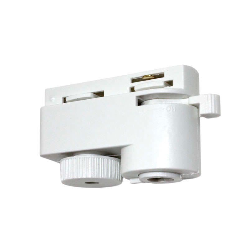 Conector Foco A Carril Monofásico, Blanco Pl_2