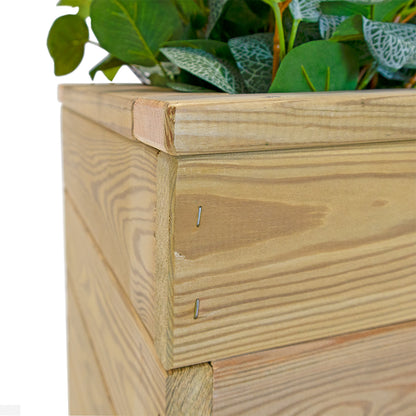 Jardinera De Madera Con Autorriego 110x40x40 Cm Nidum Basic Hortalia_4