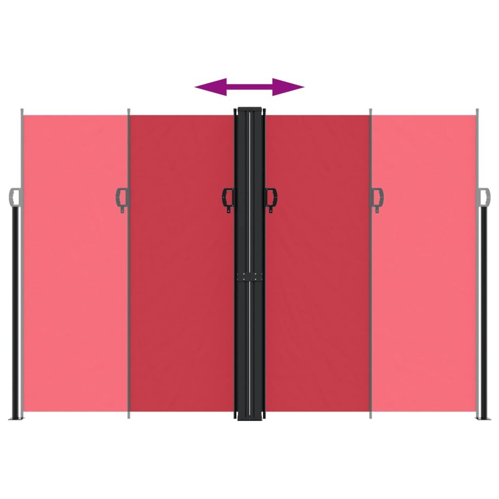 Vidaxl Toldo Lateral Retráctil Rojo 220x600 Cm_4