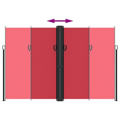 Vidaxl Toldo Lateral Retráctil Rojo 220x600 Cm_4