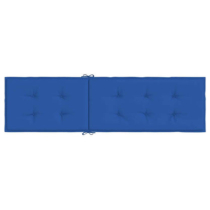 Vidaxl Cojín Para Tumbona Azul Real (75+105)x50x4 Cm_4