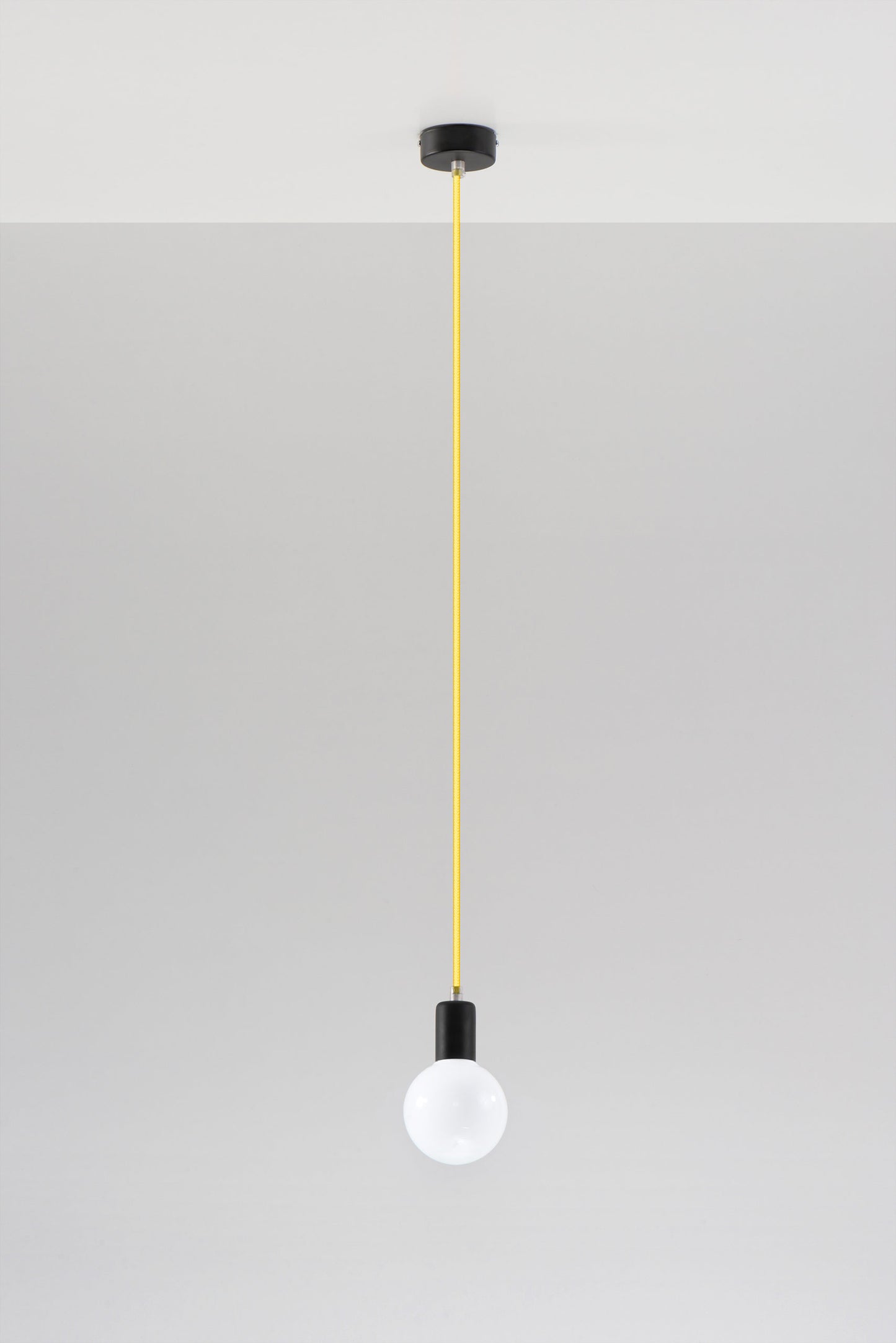 Lámpara De Techo Edison Amarillo, E27_3