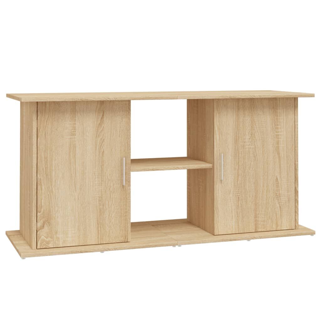 Vidaxl Soporte Para Acuario De Roble Sonoma 121x41x58 Cm De Madera De Ingeniería_0