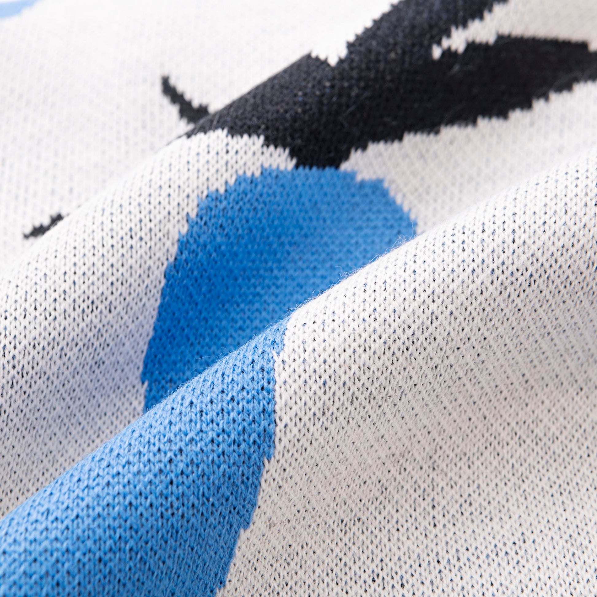 Manta 140x190cm 100% Acrilico 1000gr Zanahoria Azul Benetton