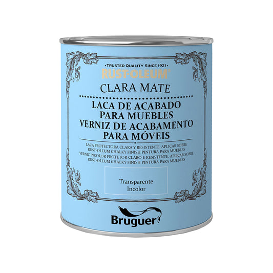 Laca Para Muebles Chalky Finish - 750 Ml - Transparente_0