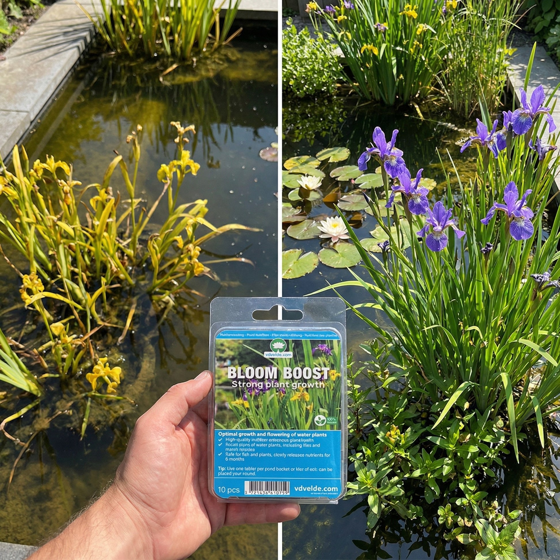 Bloom Boost Tabletas Abono 30 Unidades - Plantas Estanque - 6 Meses_1