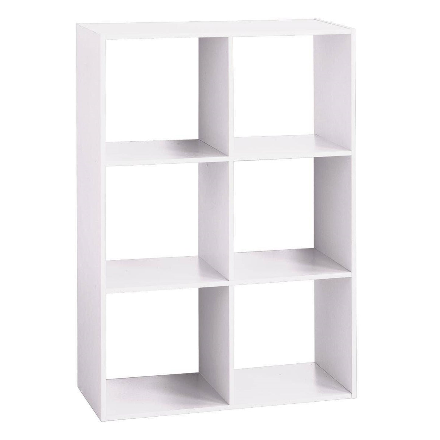 Well Home Estante De Madera Con 6 Compartimentos Color Blanco H.100,5cm