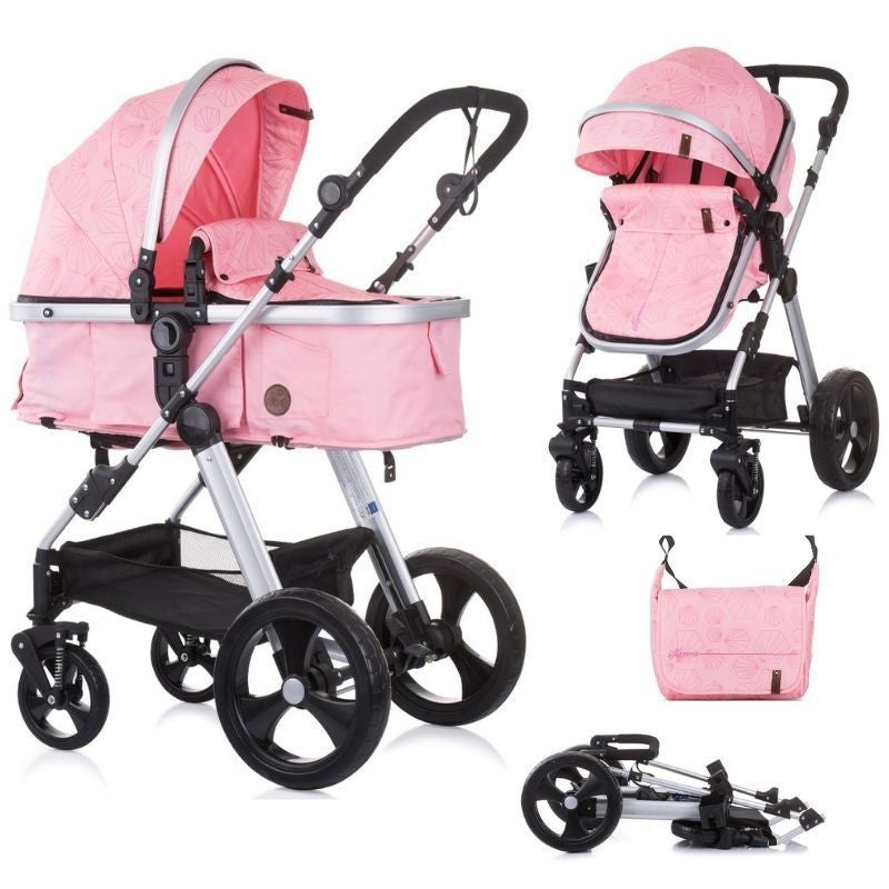 Carrito De Bebé Havana Dúo Convertible Hasta 22 Kg Con Bolso Y Mosquitera Blush_0