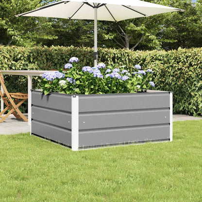Jardinera Gris Claro 100 X 100 X 45 Cm Acero_1