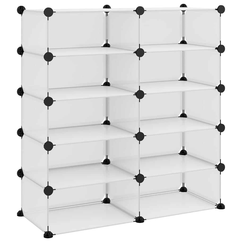 Zapatero Pp Transparente 84x32x88,5 Cm / Vetonek_3