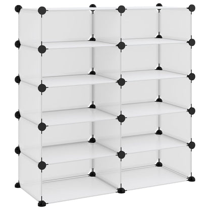Zapatero Pp Transparente 84x32x88,5 Cm / Vetonek_3