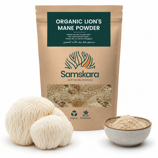 Melena De León En Polvo Bio - 100g | Complejo De Hongos Ecológico Vegano Para Café Y Smoothies, 100% Natural, Sin Gluten_0