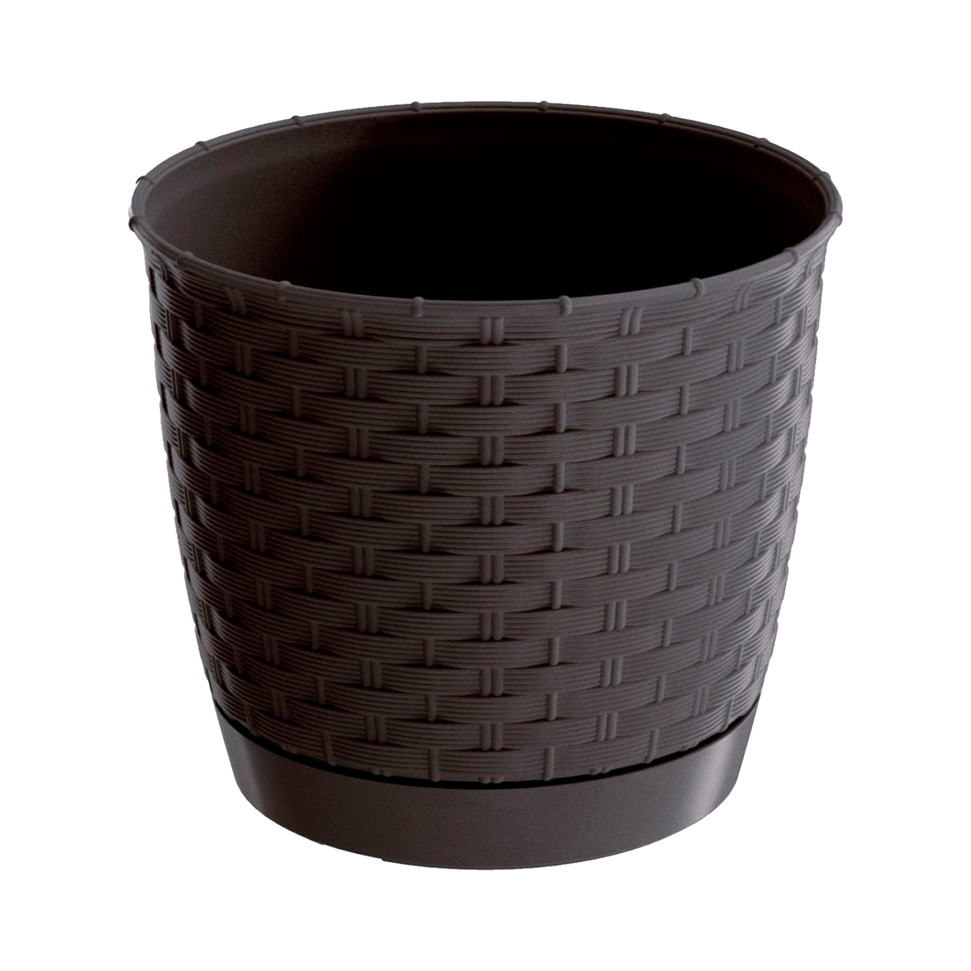 Maceta Ratolla Round 1,2l., Dimensiones (mm) 145x145x127, Color Ocre Oscuro_0