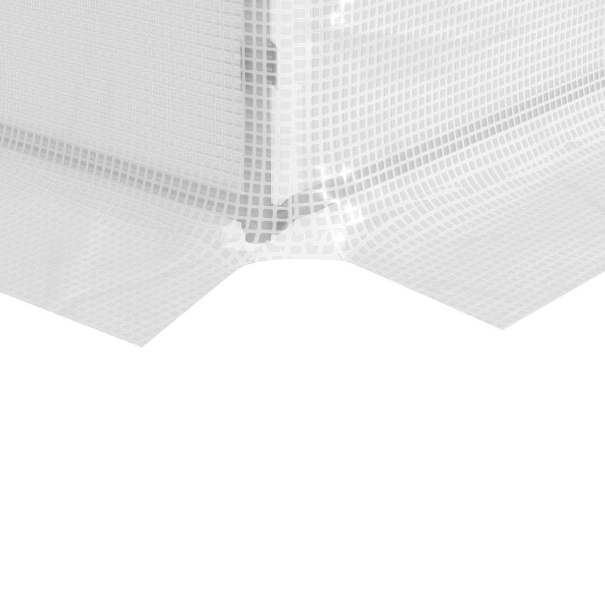 Invernadero De Túnel Outsunny Pe, Acero Galvanizado Blanco 395x300x197 Cm_5
