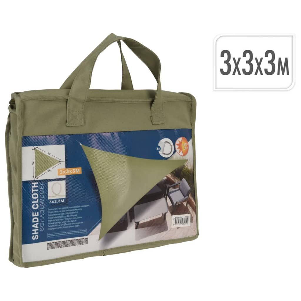 Progarden Toldo Triangular Verde 3x3x3 M_3