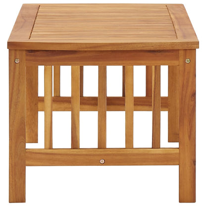 Mesa De Centro De Madera Maciza De Acacia 102x50x43 Cm_1