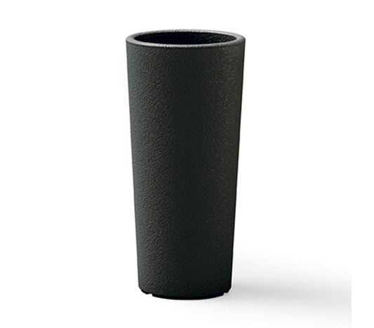 Veca Macetero Plástico Redondo Antracita 38x85 Cm