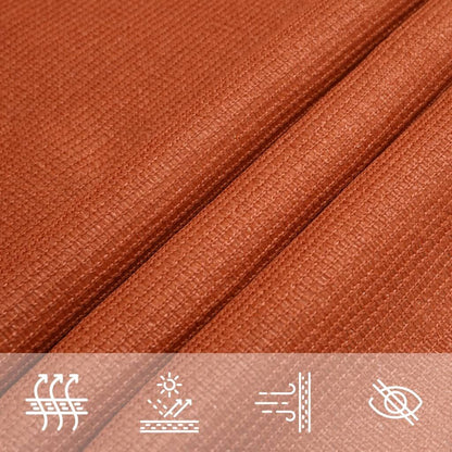Vidaxl Toldo De Vela Hdpe Naranja 160 G/m² 3,5x3,5x4,9 M_4
