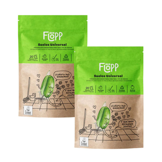 Pack 2 x Limpia Suelos Universal ECO Flopp 20caps