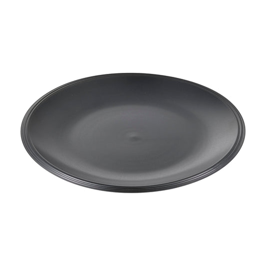 Juego De 4 Platos Ø27cm Bbq Para Carne Cerámicos Negro Bergner_0