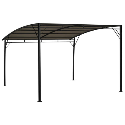 Toldo Parasol De Jardín Gris Taupe 3x3x2,55 M_3