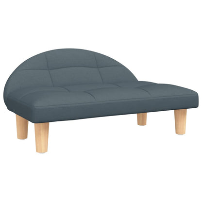 Cama Para Perros De Tela Gris Oscuro 70x52x30 Cm / Vetonek_0