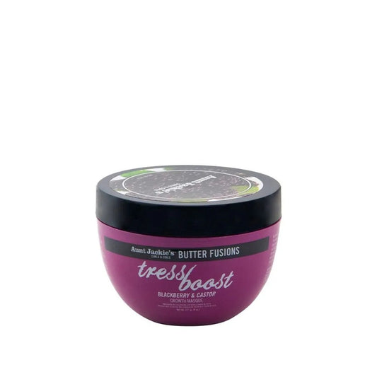 Mascarilla Tress Boost – Mora Y Aceite De Ricino Para Crecimiento Del Cabello Aunt Jackie's Butter Fusions 240g_0
