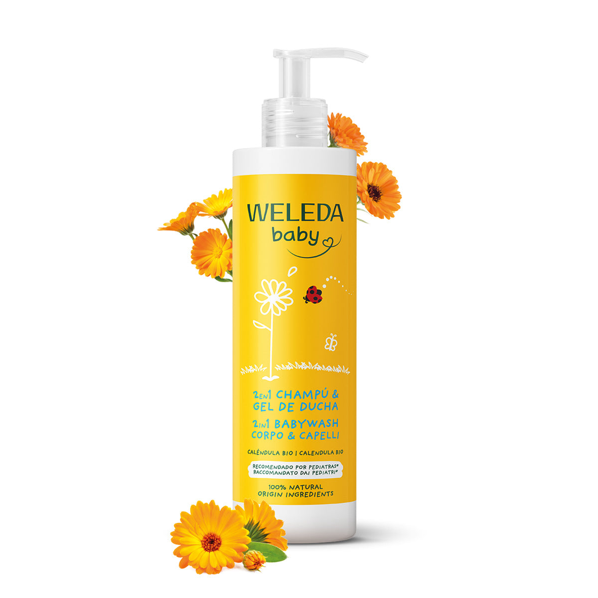 Champú & Gel de ducha Caléndula Weleda 400ml