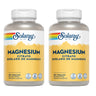 Pack 2x Big Magnesium Citrate Solaray 180 Cápsulas