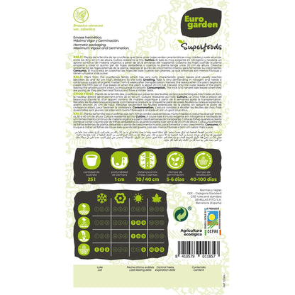 Semillas de Kale Westlande Herfst ecológicas Vitalfoods