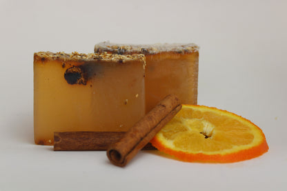 Jabón natural de glicerina canela y corteza de naranja Planeta Huerto 100 g