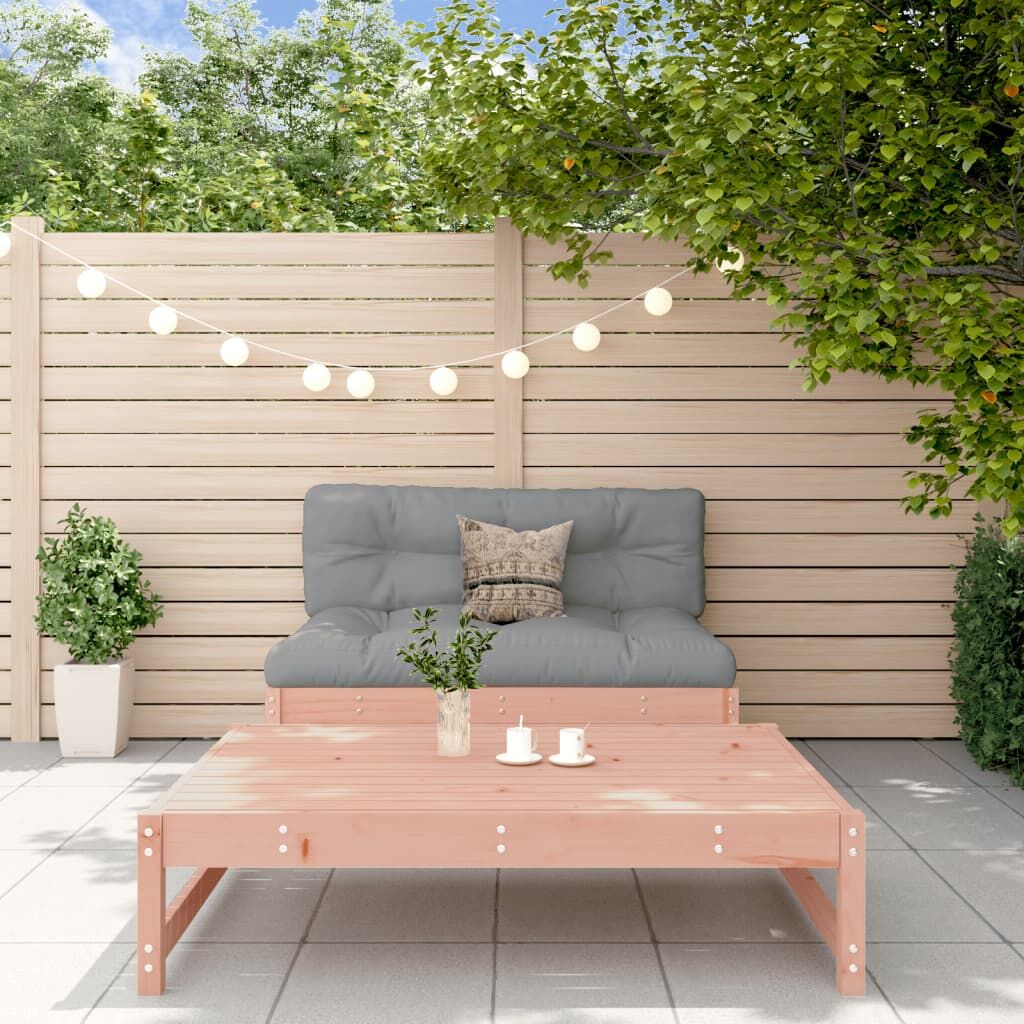 Vidaxl Juego De Muebles De Jardín 2 Pzas Madera Maciza Abeto Douglas_1