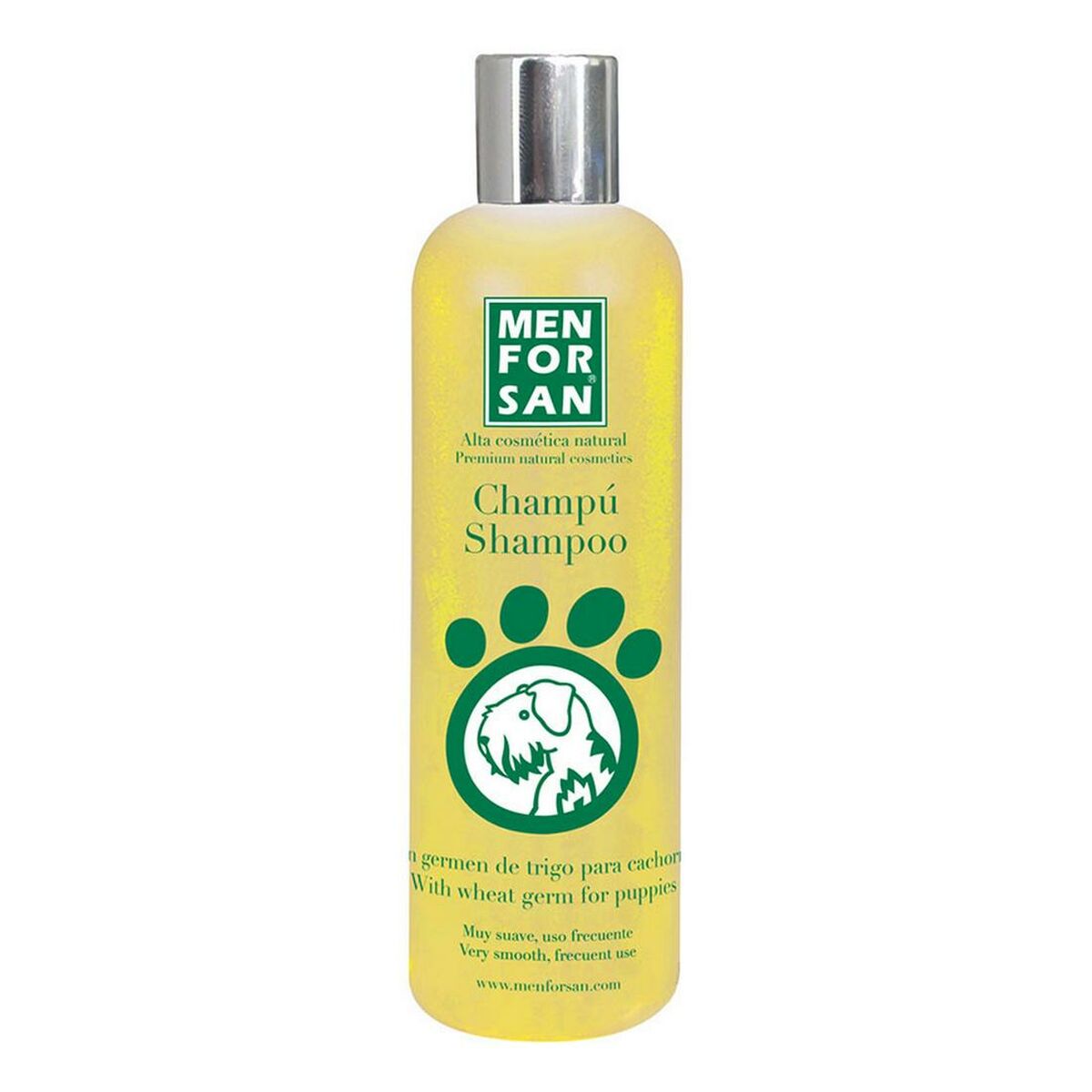 Champú Para Mascotas Menforsan Cachorros Germen De Trigo 300 Ml / Vetonek_0