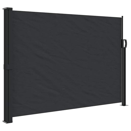 Vidaxl Toldo Lateral Retráctil Negro 140x500 Cm_0