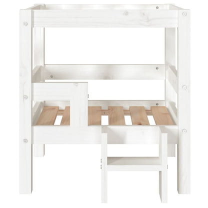 Vidaxl Cama Para Perros Madera Maciza De Pino Blanco 55,5x53,5x60 Cm_4