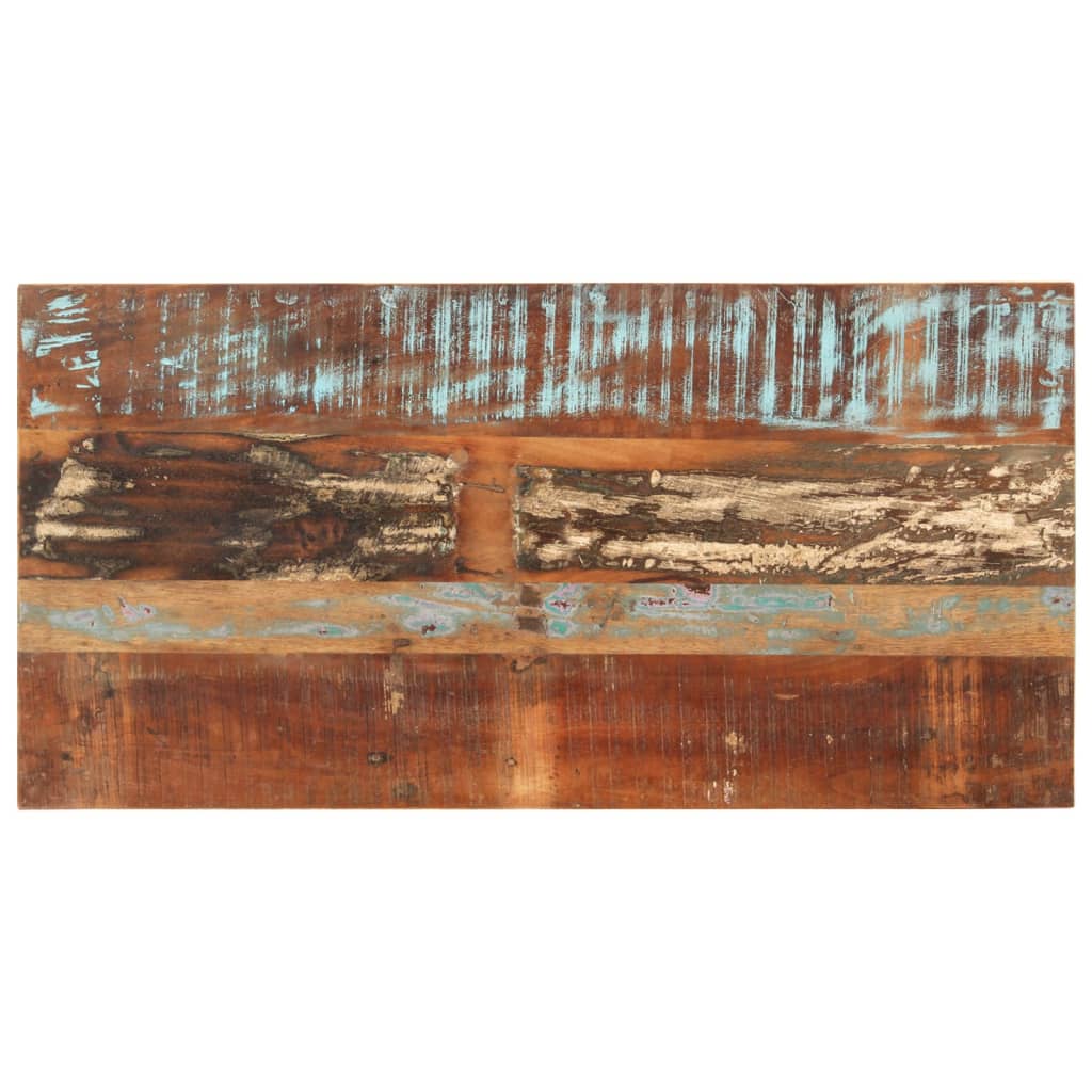 Mesa De Comedor Madera Maciza Reciclada 110x55x76 Cm_2