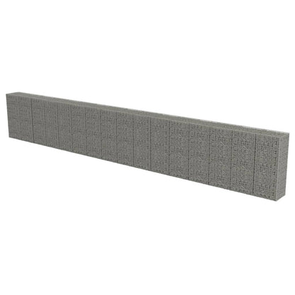 Muro De Gavionescon Cubiertas Acero Galvanizado 900x50x150 Cm / Vetonek_2