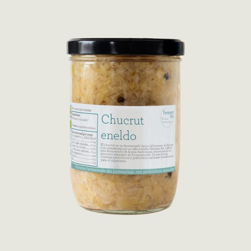Chucrut De Eneldo Eco Sin Pasteurizar Ferment Art 750 Gr_0