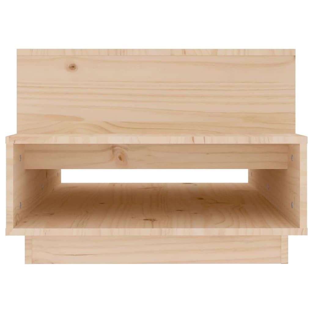 Mesa De Centro De Madera Maciza De Pino 80x55x40,5 Cm_4