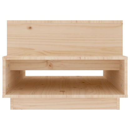 Mesa De Centro De Madera Maciza De Pino 80x55x40,5 Cm_4
