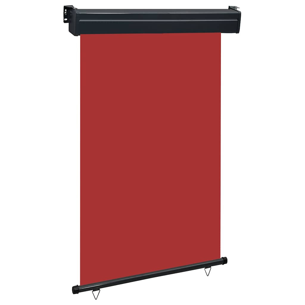 Vidaxl Toldo Lateral De Balcón Rojo 125x250 Cm_0