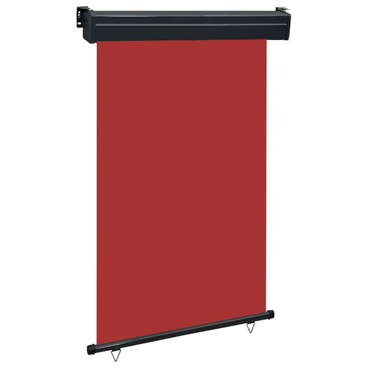 Vidaxl Toldo Lateral De Balcón Rojo 125x250 Cm_0