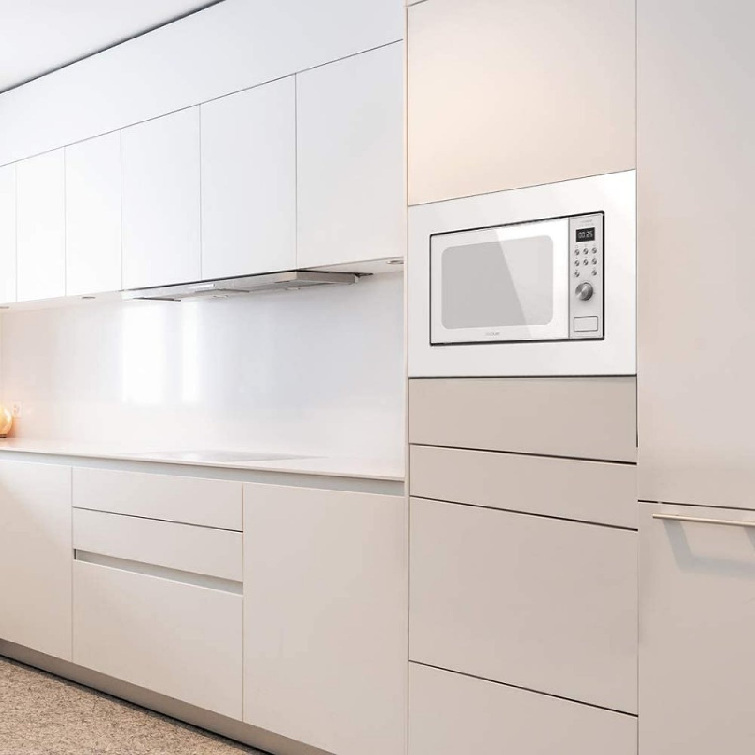 Microondas Encastrable Digital Grandheat 2000 Built-in White. 700w, Integrable, Capacidad 20 L, Grill 900 W, 9 Funciones Preconfiguradas, Quick Star_3