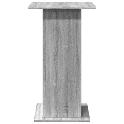 Mesa Alta Bar Con Almacenaje Madera Gris Sonoma 60x60x102 Cm_3