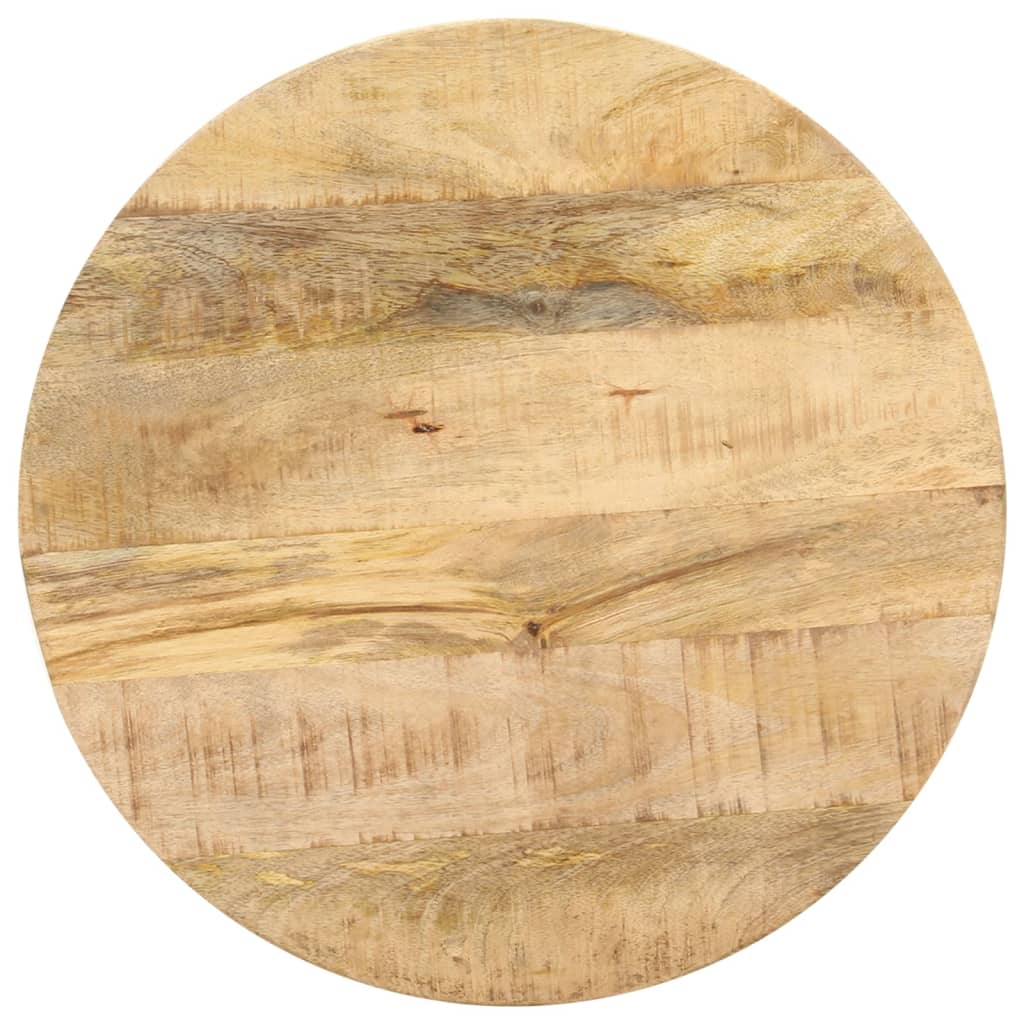 Mesa Auxiliar De Madera Maciza De Mango 48x48x56 Cm_1