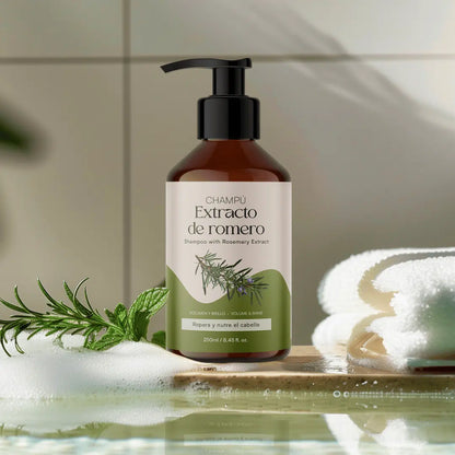 QKnatur - Champú Con Extracto De Romero 250 ml. Con Activos Para Fortalecer Y Reparar. Cabello Fino O Dañado_1