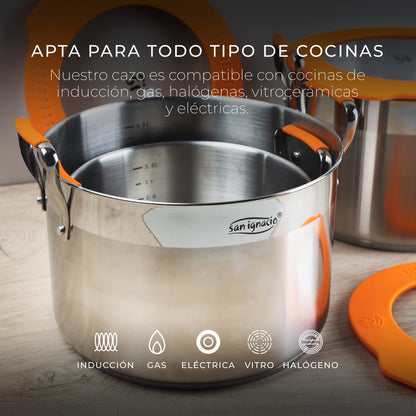 Cacerola Ø20cm S/s Induccion Con Tapa Compact_4