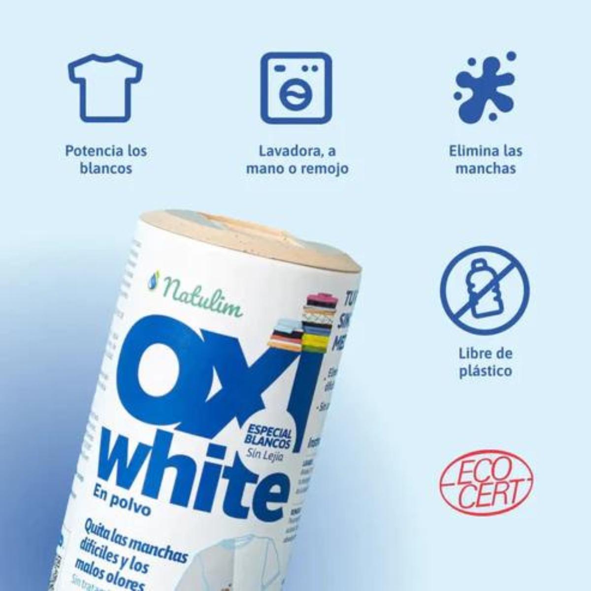 Oxi White polvo blanqueador Natulim 500 g
