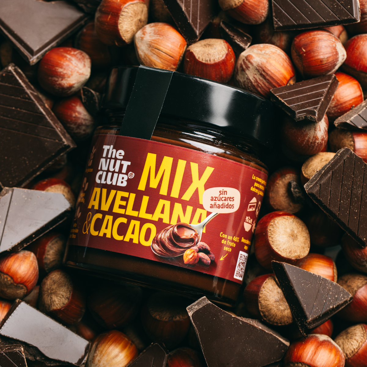 Pack crema de avellanas y cacao 6 uds The Nut Club 1200g_2